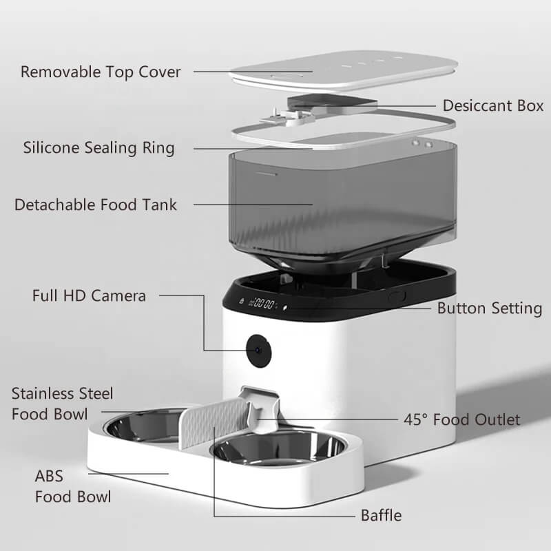 Smart Pet Feeder with camera