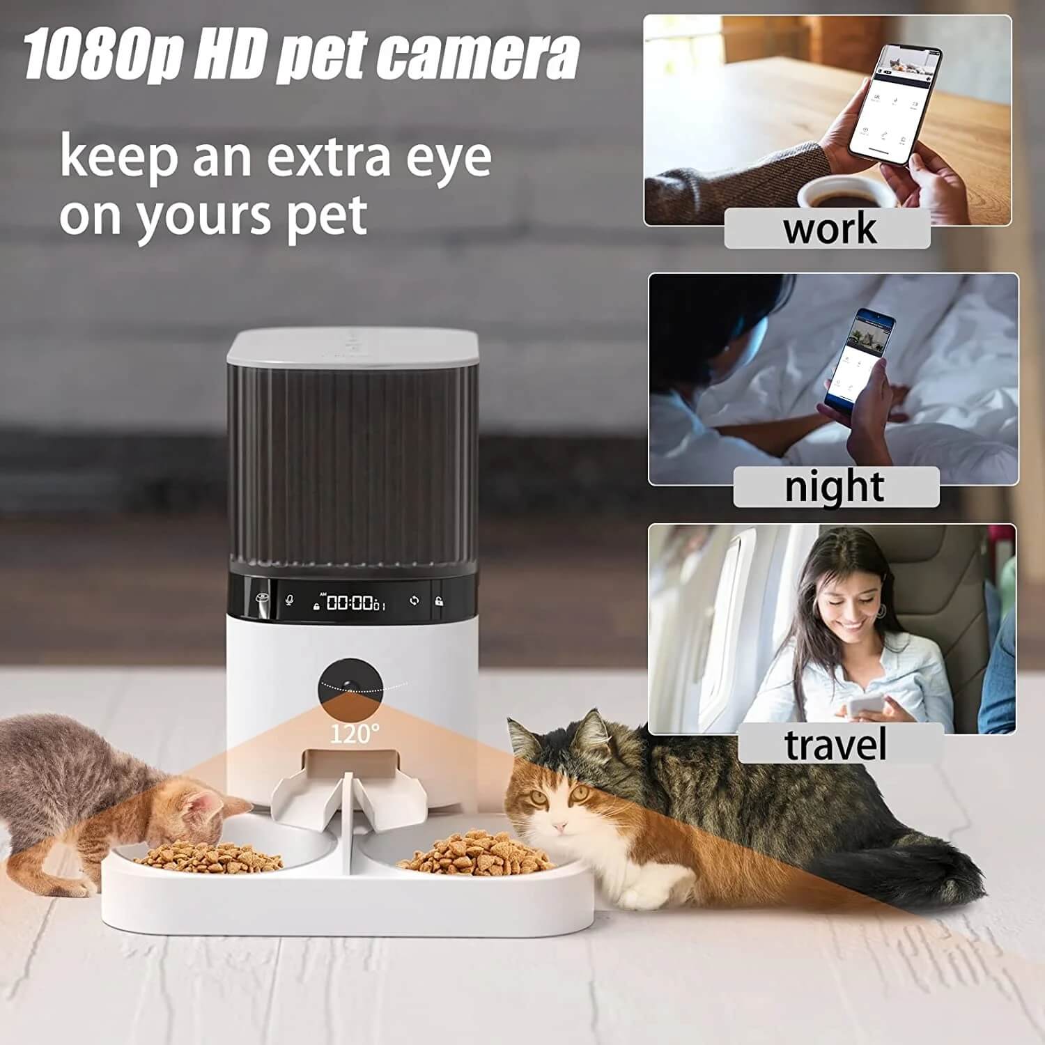 Smart Pet Feeder with camera