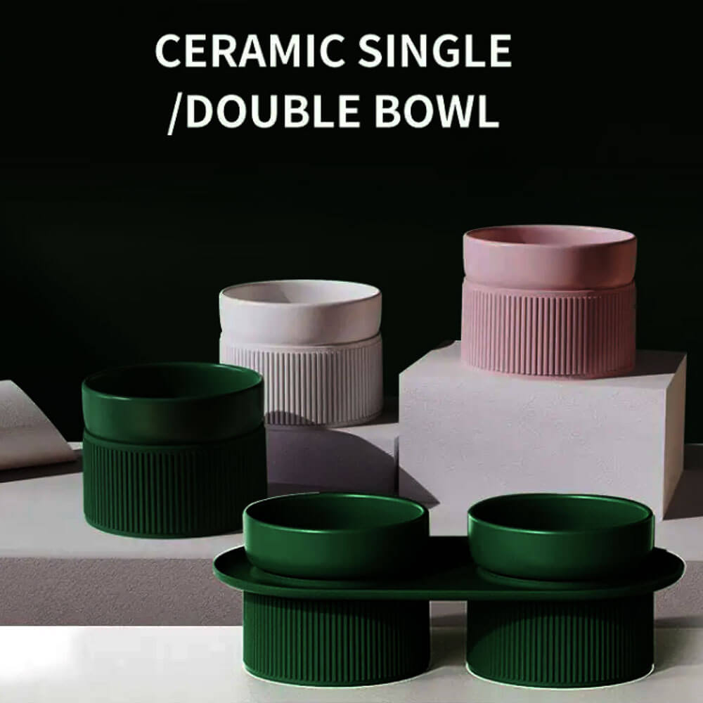 Pet ceramic bowl