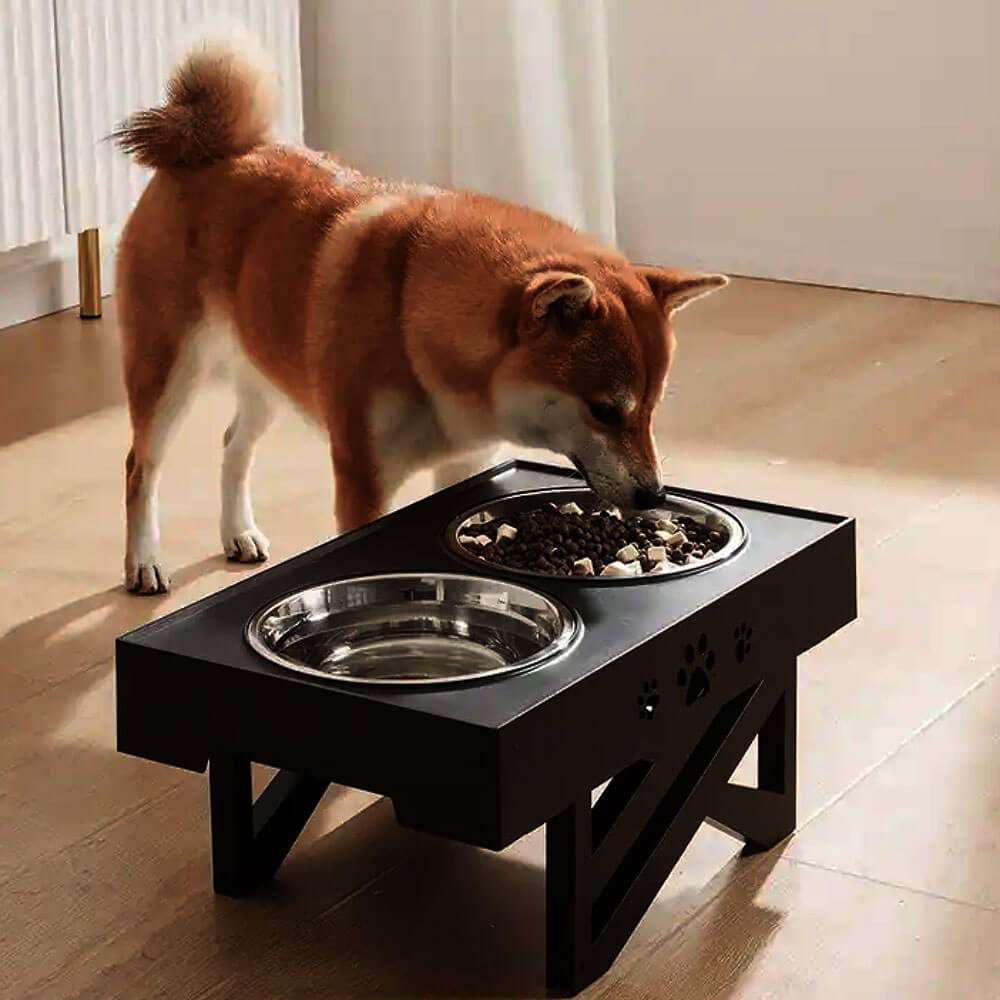 Elevated dog bowls